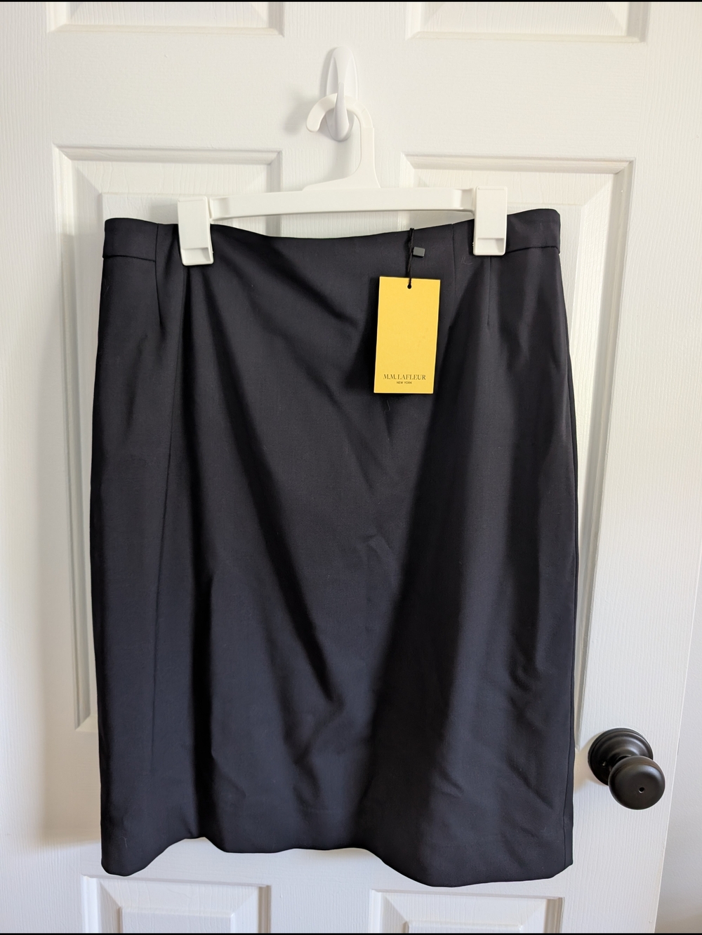 NWT MM.LaFleur Women's Navy Pencil Skirt Size 16